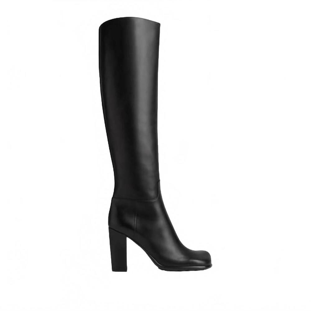NEW BOTTEGA VENETA women's storm high boots in black